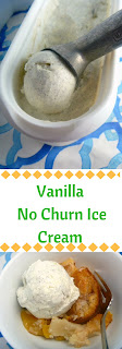 This Vanilla No Churn Ice Cream is the perfect, quick, dessert to whip up anytime!  Slice of Southern