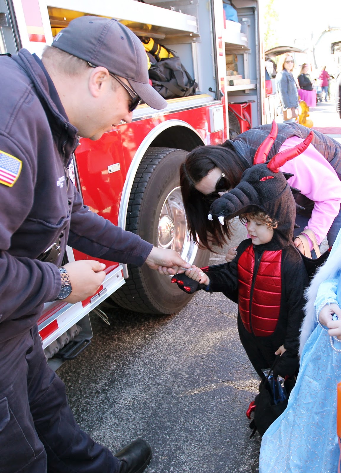 Mark Kodiak Ukena Vernon Hills City Vehicles Halloween Festival