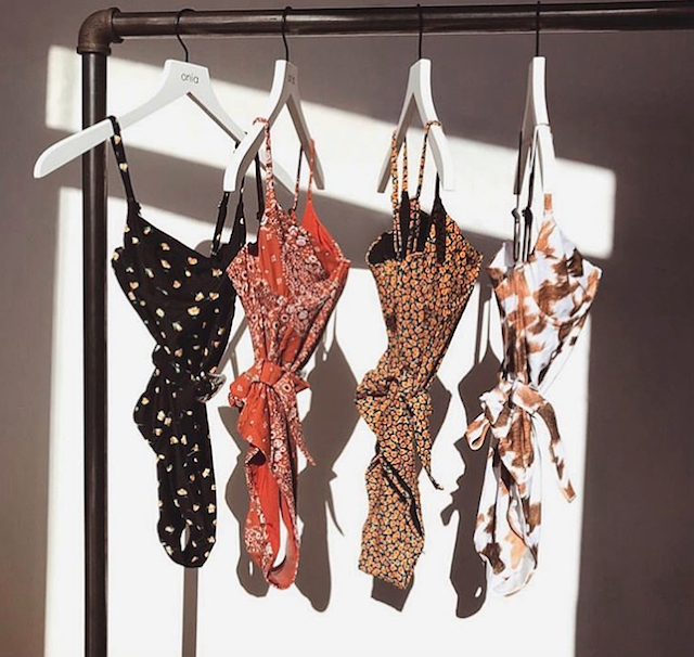 onia danielle one piece cowhide