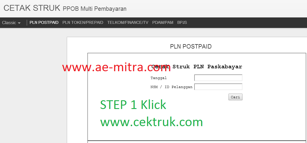 Download Software Cetak Struk Pembayaran Listrik Online ARESOFTW
