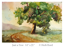 tree painting watercolor trees beginners different watercolors approach easy herb reed colors getdrawings