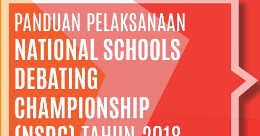 Pedoman Ldbi Dan Nsdc Sma 2018 Juklak Lomba Debat Bahasa Indonesia Dan National Schools Debate Competition 2018 Untuk Sma Dunia Pendidikan