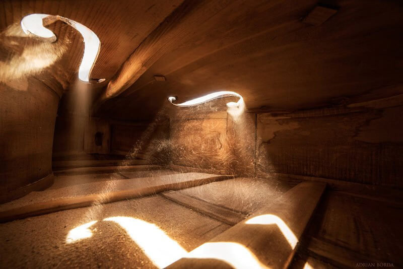 Artist Captures Stunning Pictures From The Inside Of A Cello