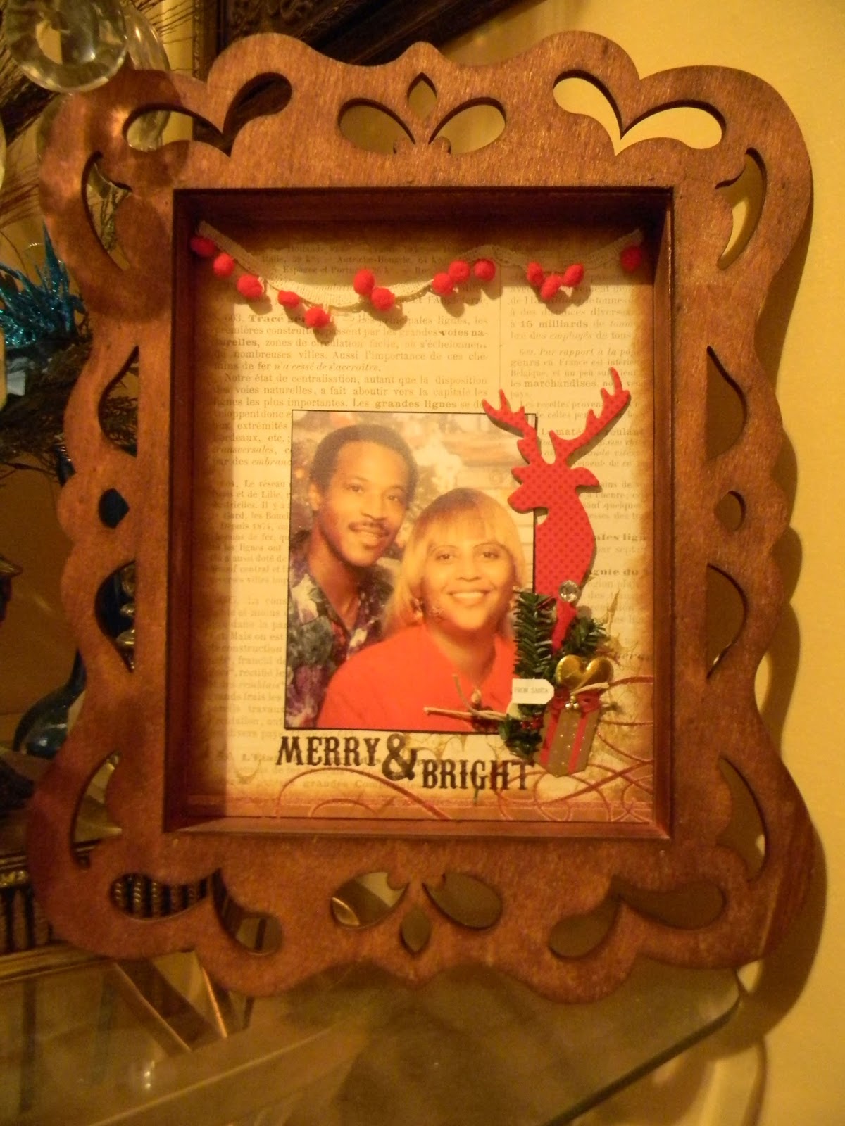 Altered Shadow Box Frame Tutorial