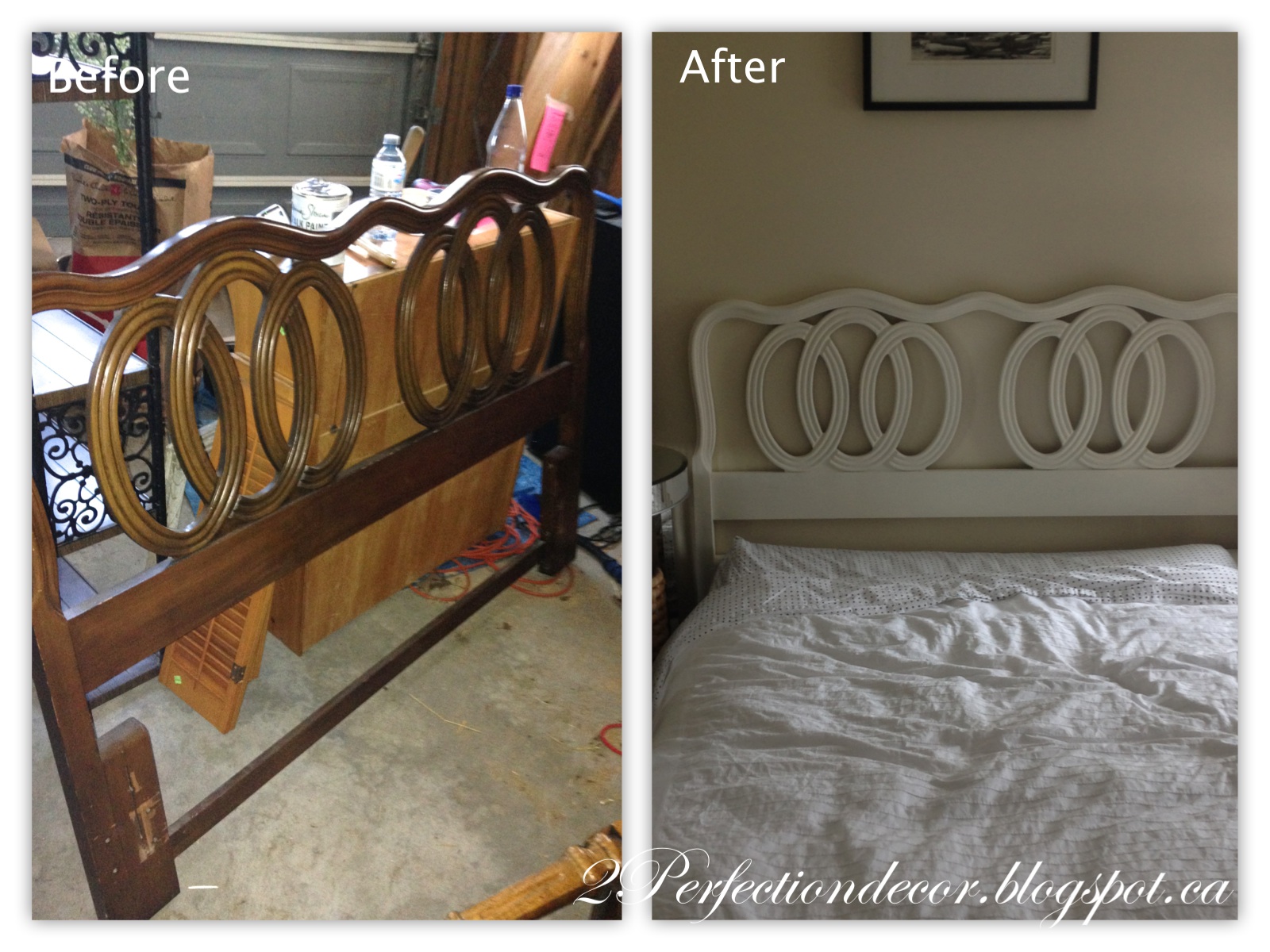 2Perfection Decor New Vintage Headboard for Guest Bedroom