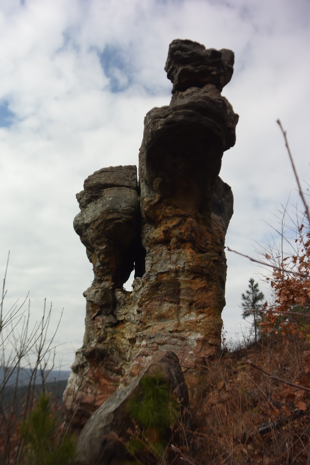 Rick's Hiking Blog Arkansas Sphinx, between Hagerville and Sand Gap