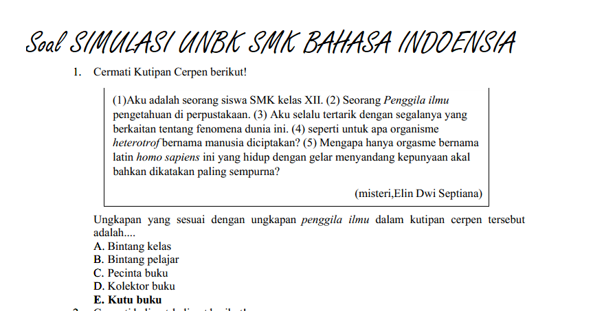 Contoh Soal Basa Kuat Dan Jawabannya Bali Teacher