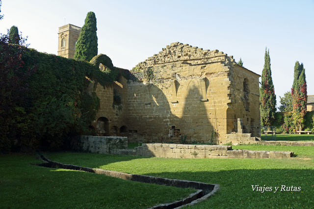 Restos de dependencias del Monasterio de la Oliva, Navarra