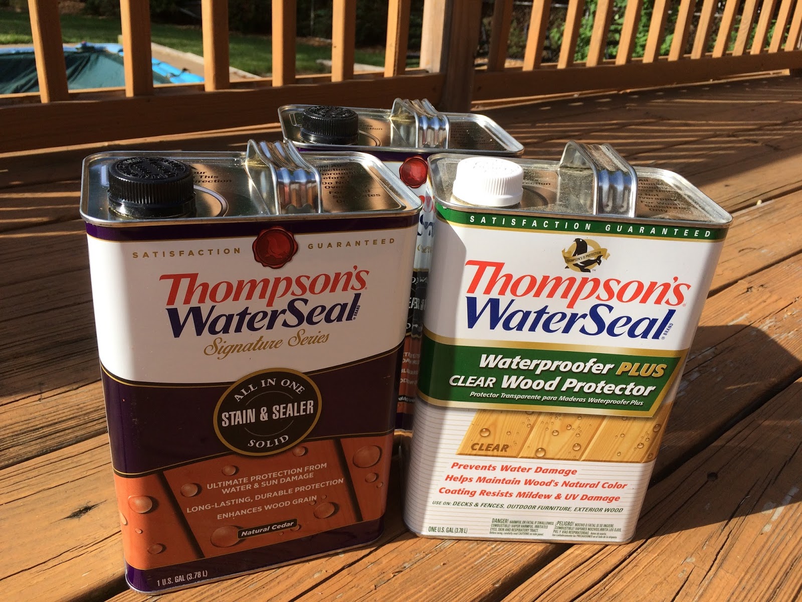 Real Girl's Realm Cleaning and Staining a Wood Deck