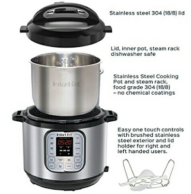 IP-DUO80 Pressure Cooker - Programmable MultiFunction Instant Pot
