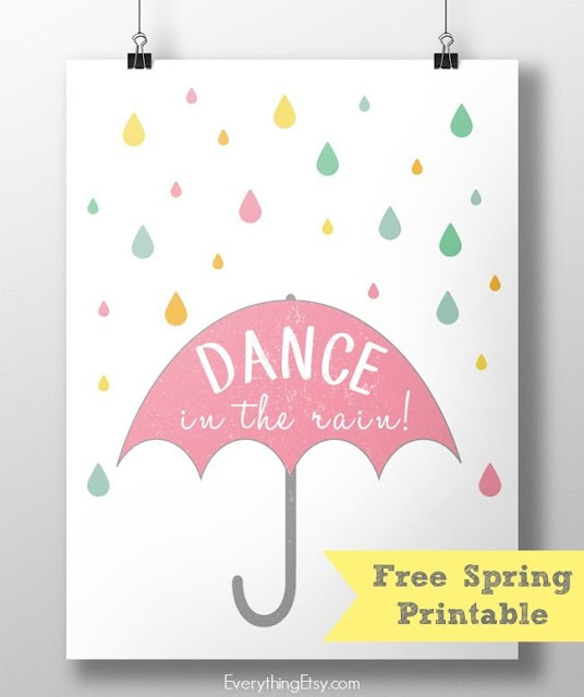 Dance in the Rain Free Spring Printable Easter is one of the most colorful holidays. All the printables you'll find all over the internet are just to die for at this time of year. I've round up 13 of my favorite FREE Easter and Spring printables all in one place. There are ideas here for games, Easter Baskets, and Egg Hunts for both adults and children. Plus some of the cutest printable decor you ever saw!