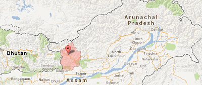 West Kameng,  Arunachal Pradesh map, Aka Hill map