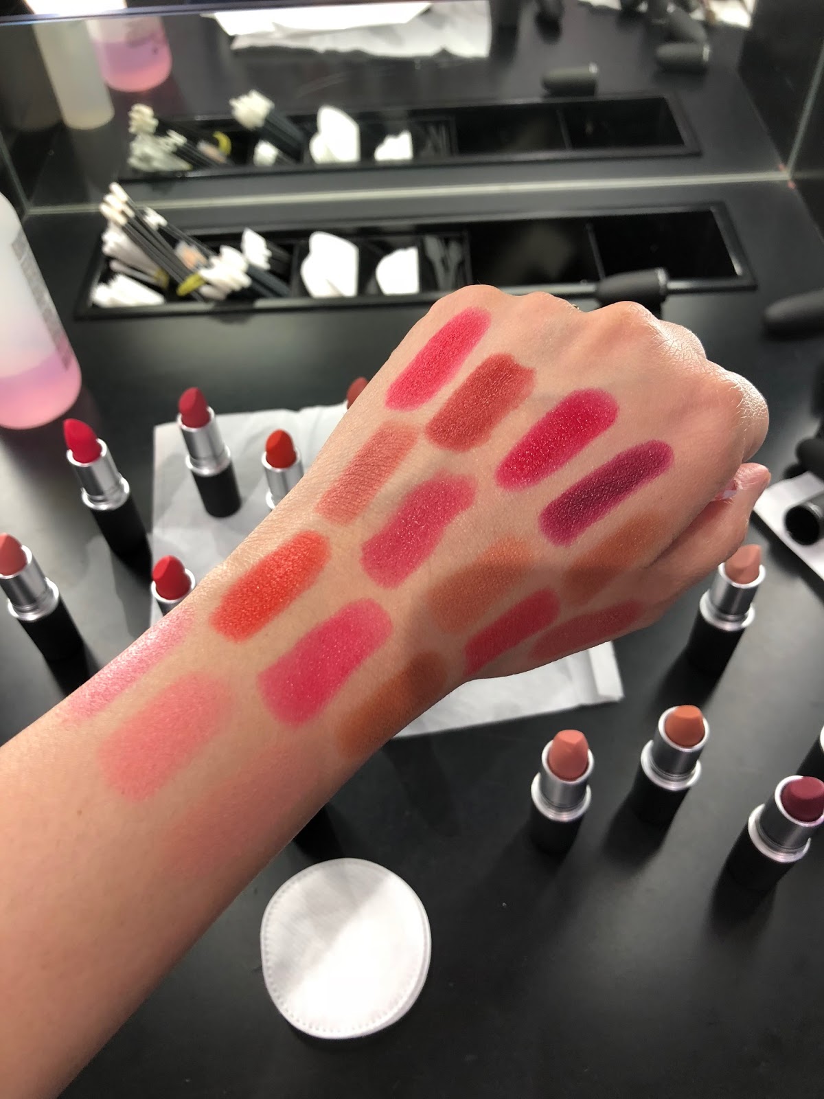Mac Cosmetics Powder Kiss Lipstick In Devoted To Chilli Review And Swatch 