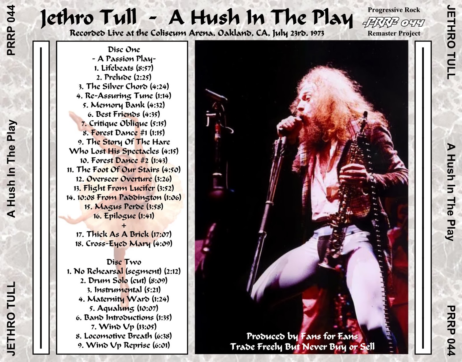 jethro tull 1973 tour dates