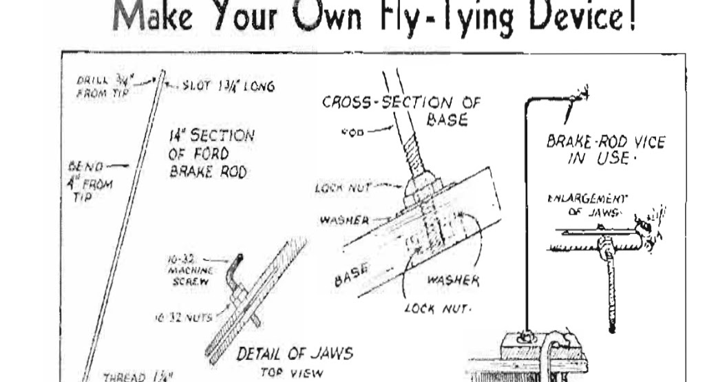Palmetto Fly N' Fish DIY Fly Tying Vise