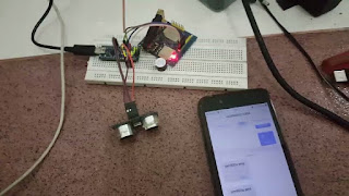 Cara Monitoring Jarak dengan SMS ( Sensor Ultrasonik dan GSM Modul )
