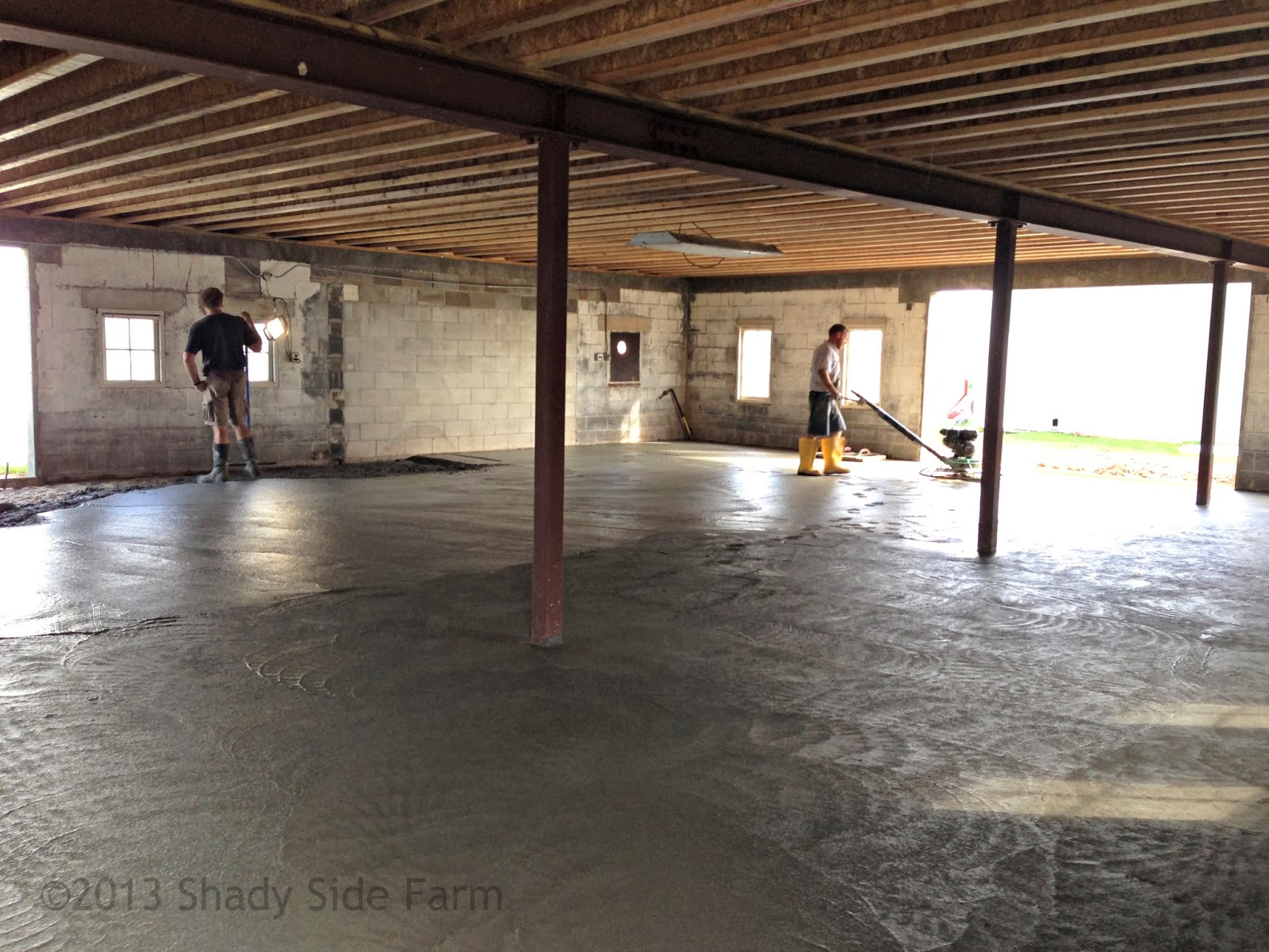 Barn RenovationStage NineConcrete Floor