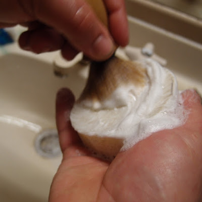 eight acres: shaving soap