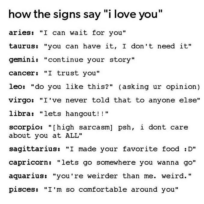 How the Signs Say I Love You | Scorpio Quotes