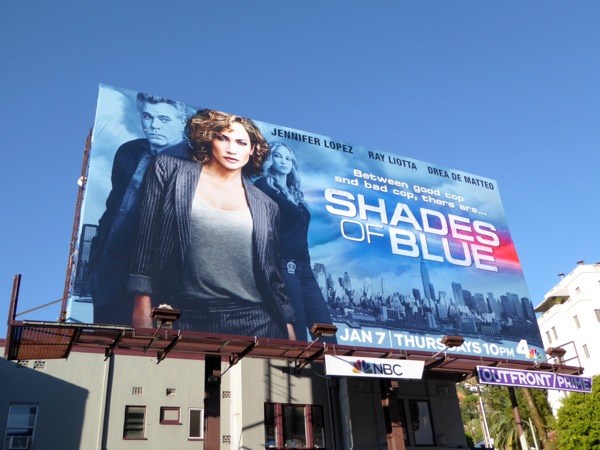 Jennifer Lopez Shades of Blue billboard Jennifer Lopez Shades of Blue billboard