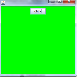 Advanced Java: Practical 7:Develop a Programe that has only one button ...