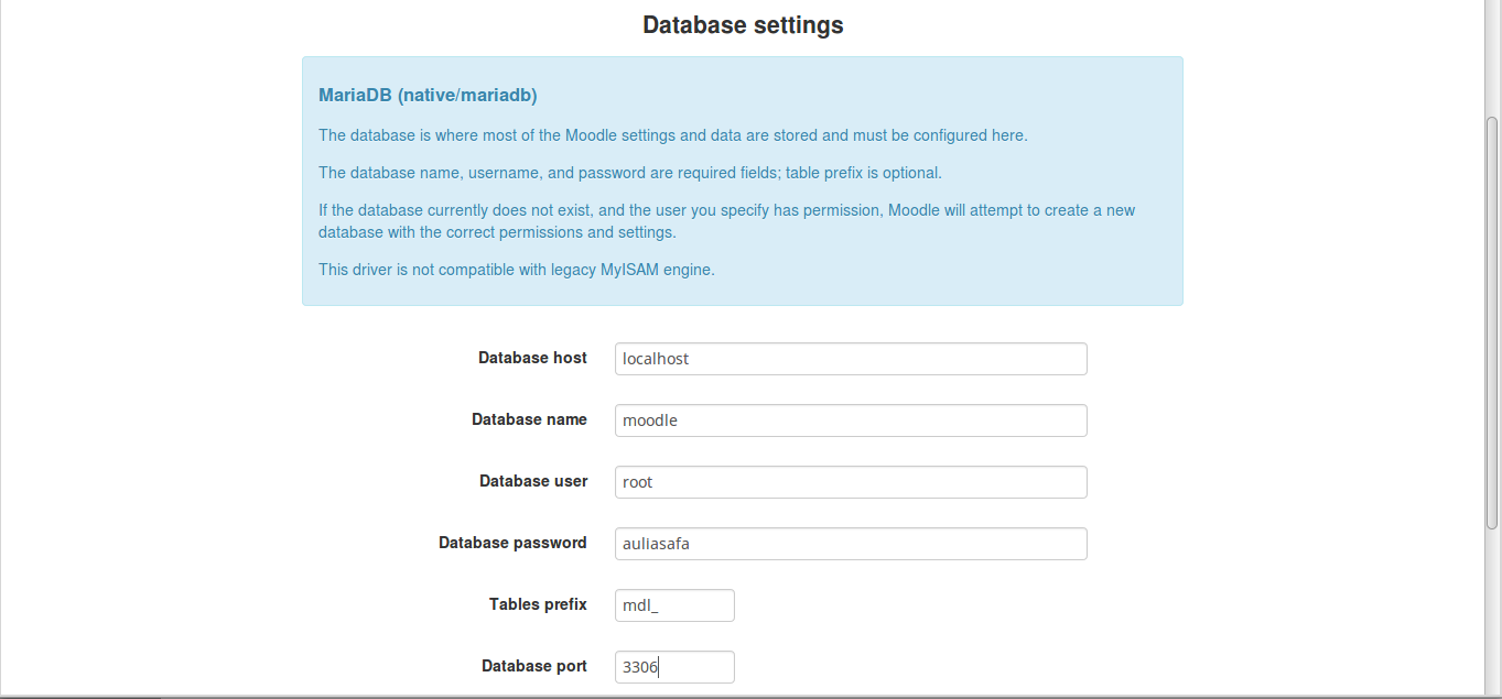 Moodle база данных. Установка Moodle на хостинг. Host: localhost database: database_name. Как поменять пароль в Moodle.