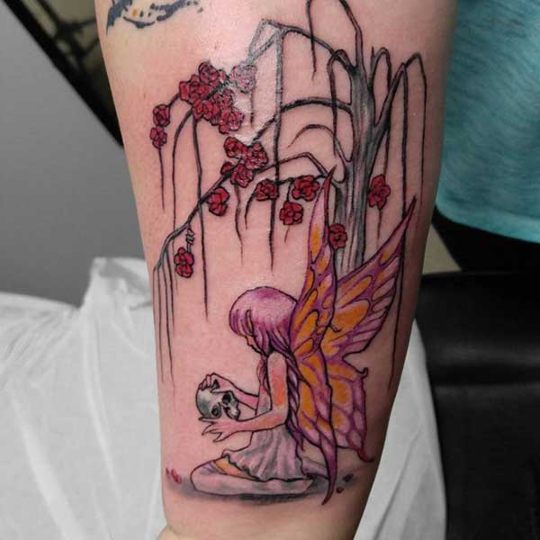 butterfly girl tattoo design butterfly girl tattoo design