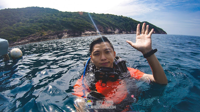 Diving at The Taaras Redang Beach and Spa Resort - Pulau Redang House Reef Cliff Cave Ship wreck underwater