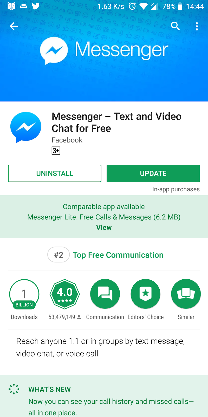 Text messenger