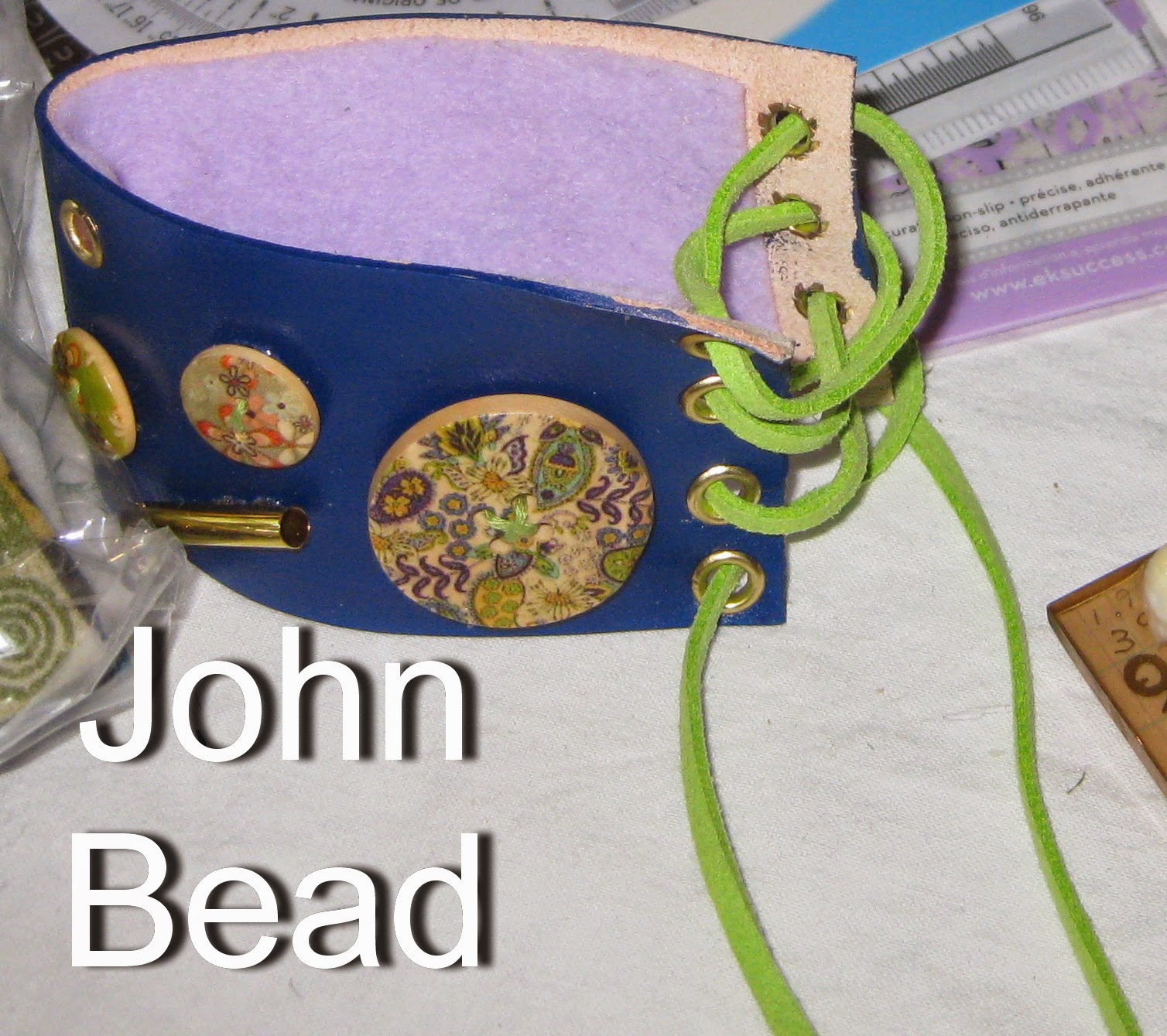 John Bead jewelry leather