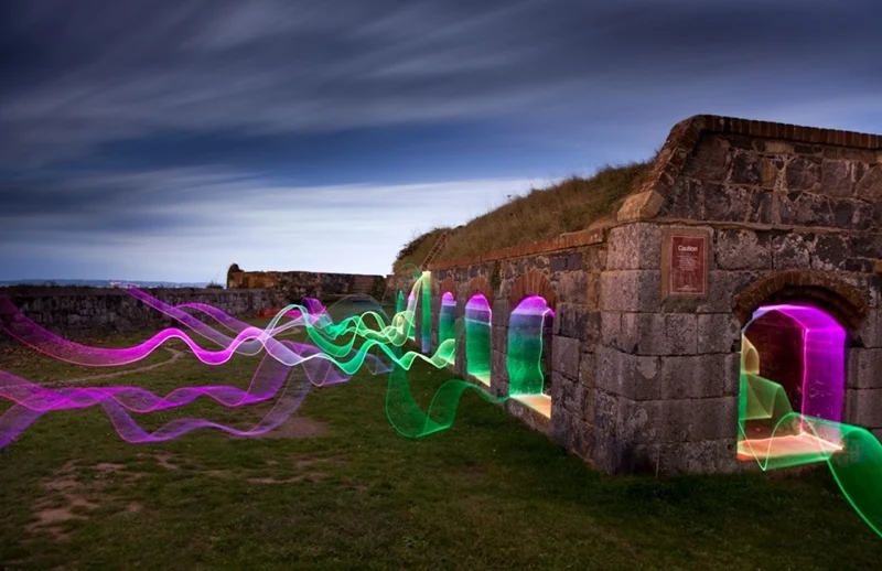 David Gilliver 1979 | Scottish Psychadelic Light painter