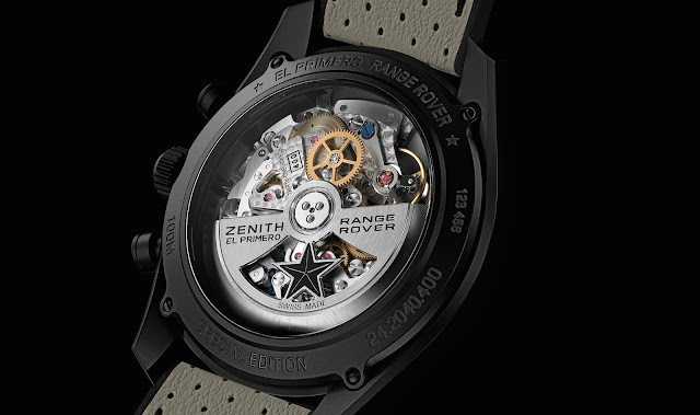 Zenith El Primero Range Rover Special Edition trasera gris Zenith El Primero Range Rover Special Edition trasera gris