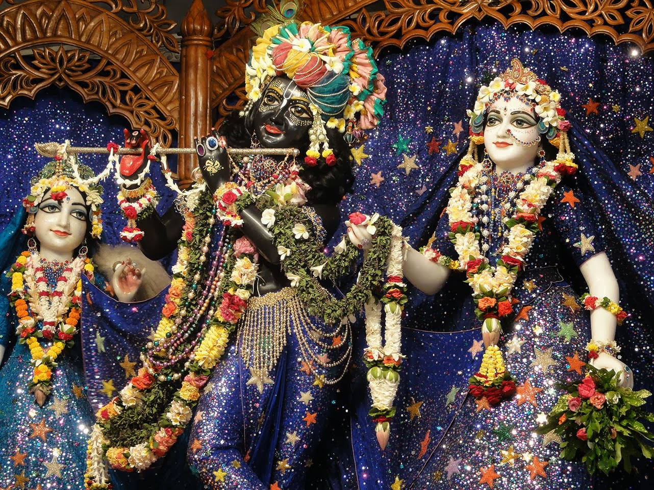 Sridham Mayapur Darshan of Sri Radha Madhava Krishna