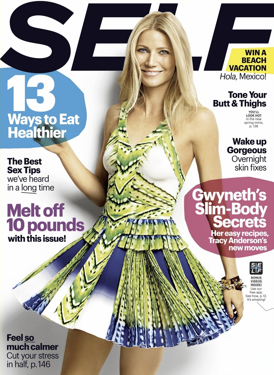 Gwyneth Paltrow On The Cover Of Self Magazine | The Non-Blonde