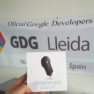 Estrenando más novedades en #Lleida: el #Chromecast , la apuesta real de #Google en la TV conquista 