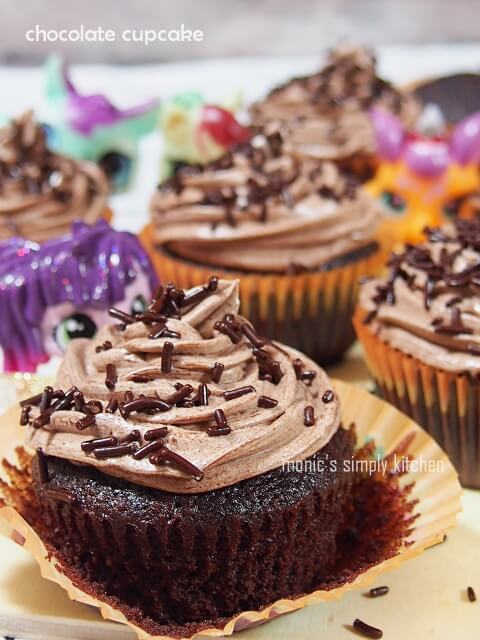 resep chocolate cupcake