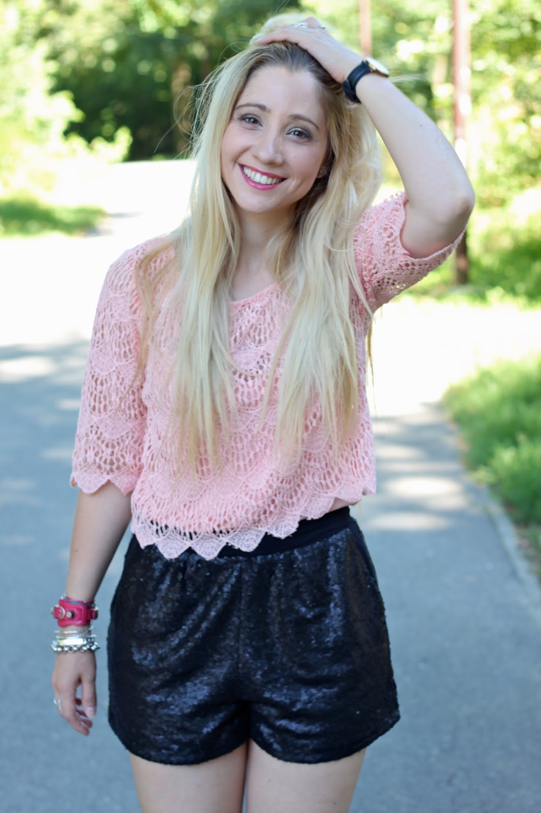 Le blog de Jessica - Pink lace - Jess in September - Blog mode Toulouse / Fashion blog