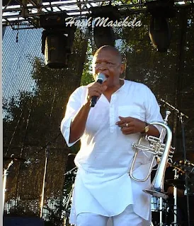 Hugh Masekela world-renowned musician and political leader photo by afromusing