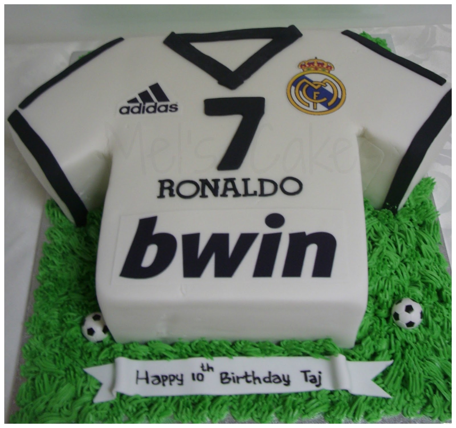 Real Madrid Jersey Cake.