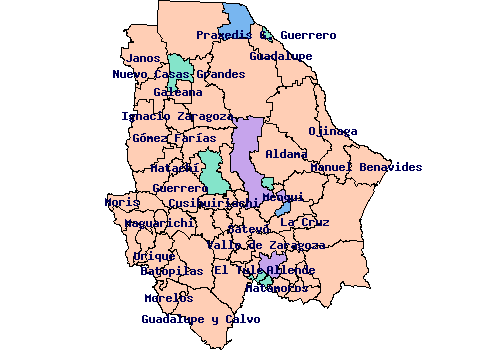 Mapa Municipios De Coahuila Imagui 58a