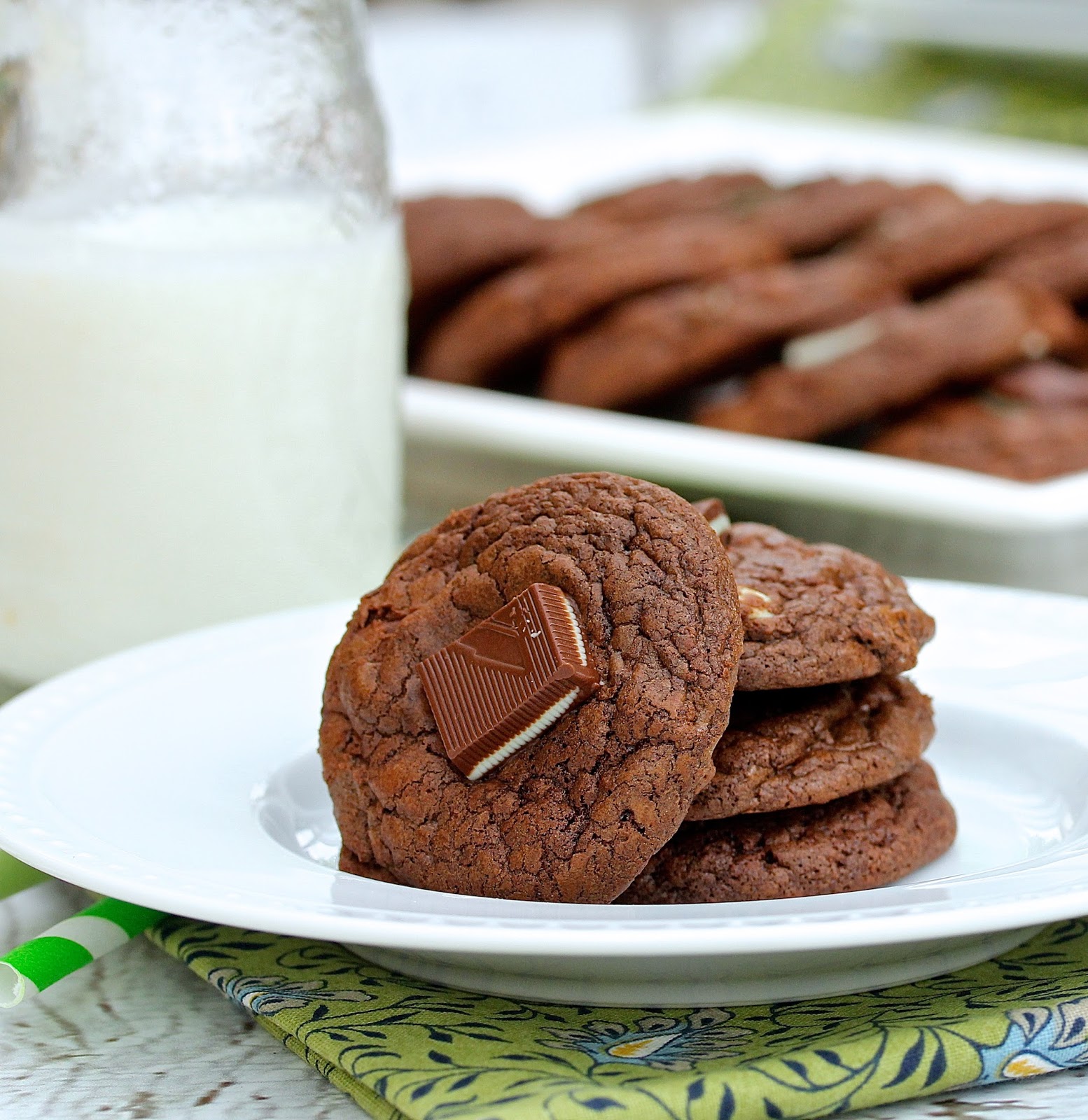 Chocolate Andes Mint Chip Cookies Karen's Kitchen Stories