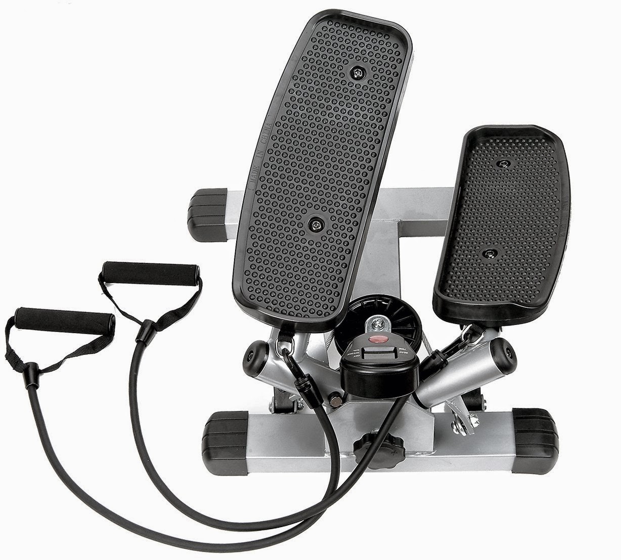 Sunny Health & Fitness Twister Stepper with Resistance Bands, review and compare with Sunny Twister Stepper with Handle Bar, tone your buttocks, legs, thighs, plus upper body workout