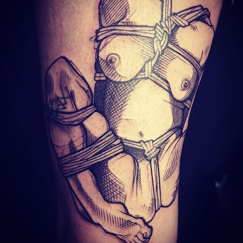 15 Intense Shibari Tattoos 15 Intense Shibari Tattoos