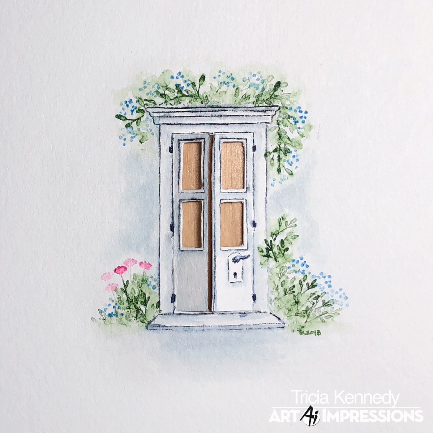 Art Impressions Blog: Watercolor Weekend Roundup - Doors Of Possibilities!