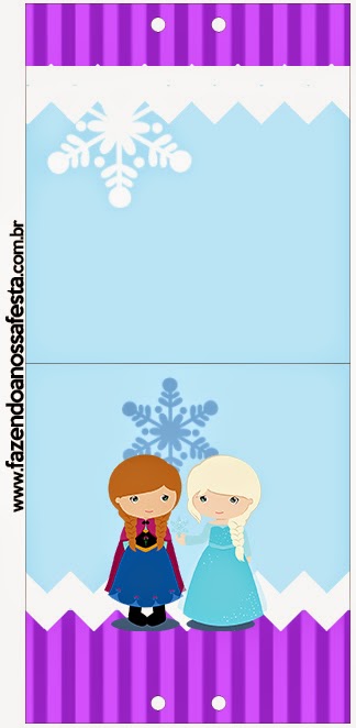 Frozen Niñas en Navidad: Etiquetas Candy Bar para Imprimir Gratis. Etiquetas de Frozen Niñas en Navidad para imprimir gratis.