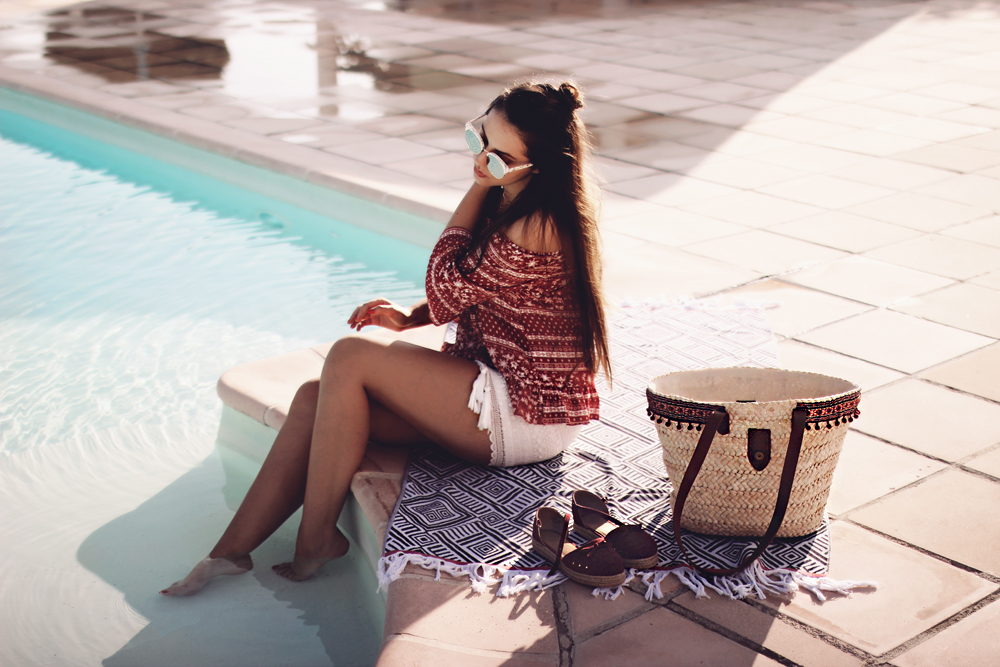 what to wear to a pool aimerose fashion blog