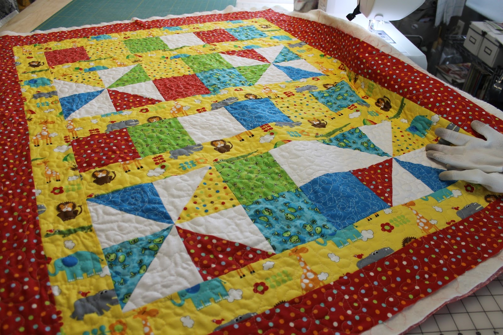 SunShine Sews... FreeMotion Quilting A Baby Quilt