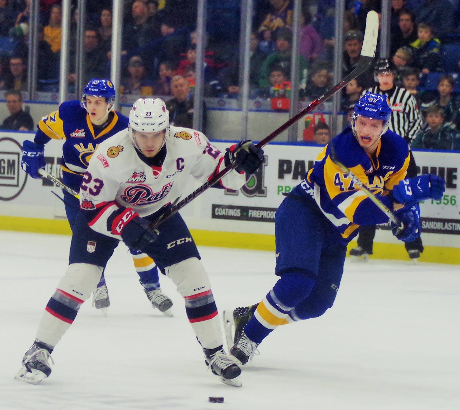 Stanks' Sermon Brain cramps do in Blades, Pats cash in with 73 win