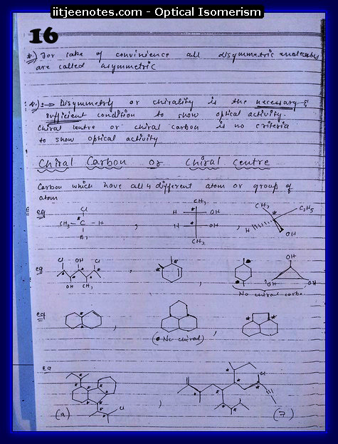 Optical Isomerism CHEMISTRY6