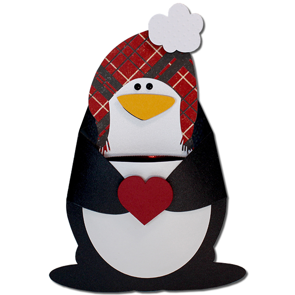 JMRush Designs Penguin Hug Candy Pocket